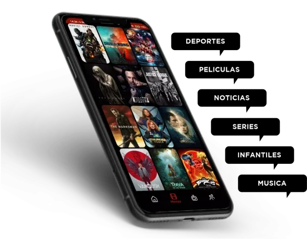 Sensa TV en el celular: deportes, películas, noticias, series, infantiles y música
